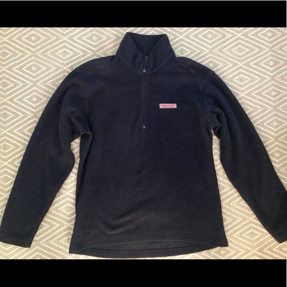 Vineyard Vines navy fleece women’s pullover